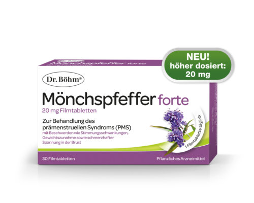 Dr. Böhm® Mönchspfeffer forte - für die Tage vor den Tagen